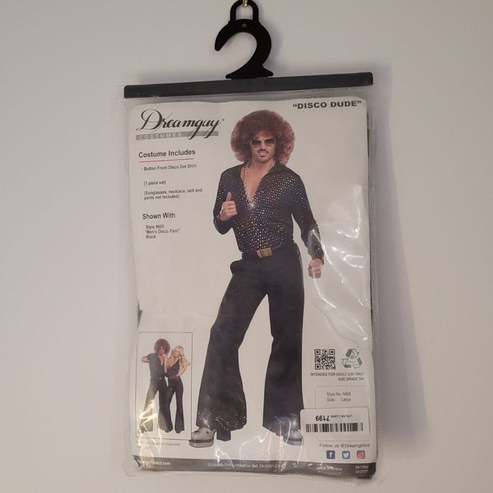 NWT dream guy disco dude Halloween costume size large